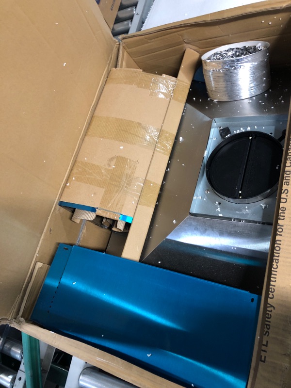 Photo 1 of (READ FULL POST) SOONYE 450 CFM Stainless Steel Wall Mount Vent Hood with 3 Speed Exhaust Fan,5-Layer Aluminum Filters, Convertible to Ductless, 30 inches 