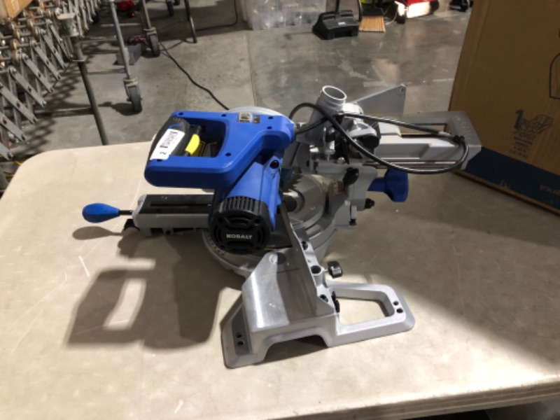 Photo 8 of ***USED - SEE COMMENTS***
Kobalt Compact Sliding 7-1/4-in 10-Amp Single Bevel Bevel Compound Miter Saw