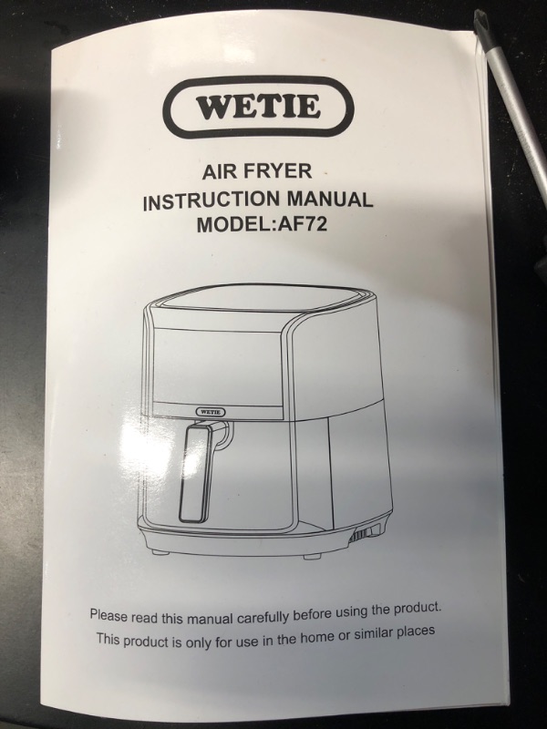 Photo 3 of 5-quart air fryer with ceramic coating and window, new, 13.5-in.
