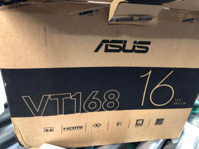 Photo 3 of ASUS VT168HR 15.6" Full HD 1366X768 HDMI Back-lit LED Monitor, Black