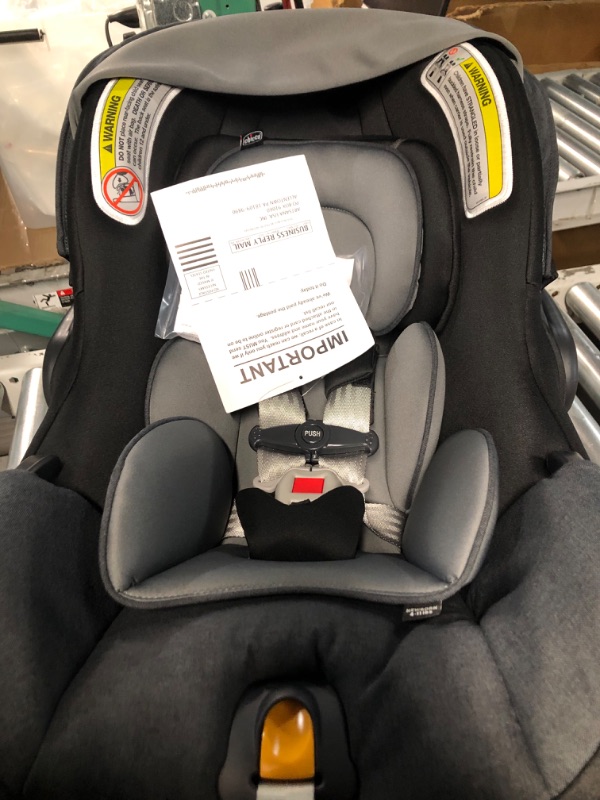 Photo 8 of Chicco KeyFit 35 ClearTex Infant Car Seat - Shadow | Black With ClearTex® No Chemicals Shadow/Black