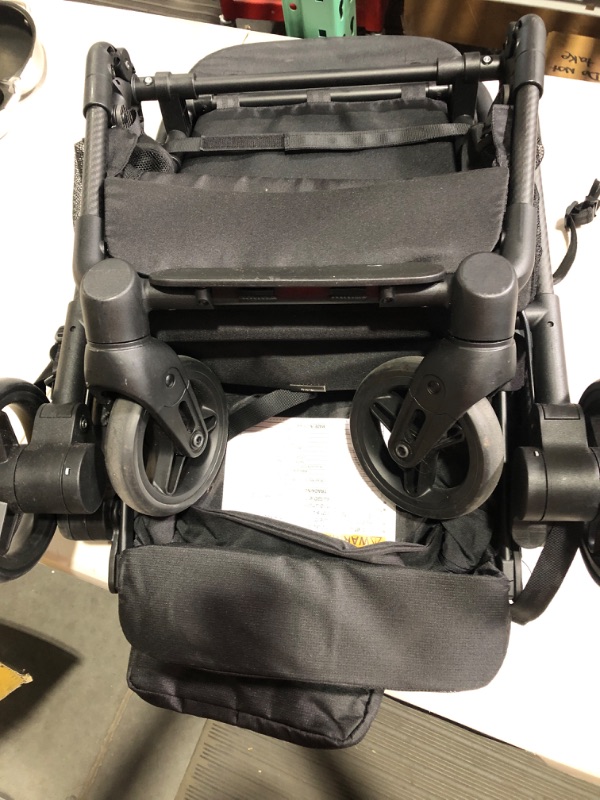 Photo 2 of **PREV USED**
Lightweight Baby Stroller, Ultra Compact & Airplane-Friendly Travel Stroller, One-Handed Folding Stroller for Toddler, Only 11.5 lbs, Black