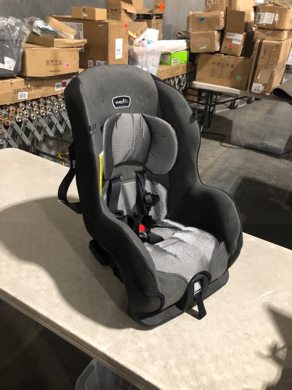 Photo 6 of ***USED - NO PACKAGING***
Evenflo Tribute LX 2-in-1 Lightweight Convertible Car Seat, Travel Friendly (Saturn Gray)