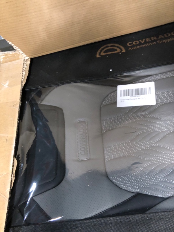 Photo 2 of Coverado Dodge Ram Car Seat Covers, Leather Front Seat Covers for Car Custom Fit for 2002-2023 Dodge Ram 