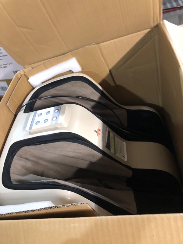 Photo 1 of (READ FULL POST) Human Touch Reflex SOL Foot & Calf Massager w/ Heat - Plantar Fasciitis Relief + Circulation + Shiatsu Deep Kneading + Vibrating for Stress + Compression - Adjustable for Women and Men up to Size 12
