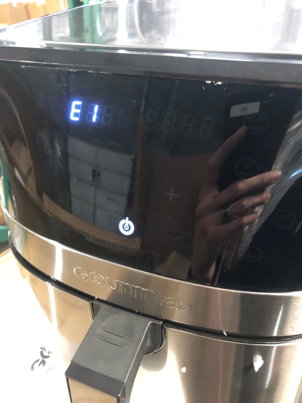 Photo 2 of ***SEE NOTES*** Gourmia Air Fryer Oven Digital Display 8 Quart Large AirFryer Cooker