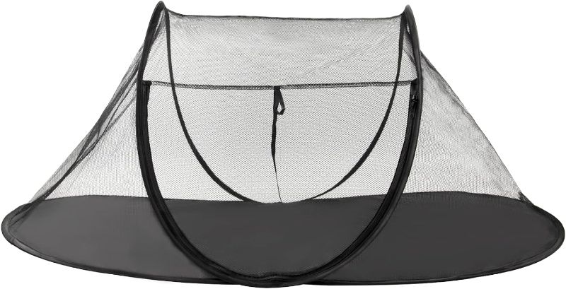 Photo 1 of (READ FULL POST) Outdoor Cat Enclosures, Portable Cat Tent for Bearded Dragon, Dogs and Small Animals, Cat Outdoor Tent with Foldable Bag(Black)
