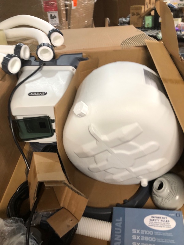 Photo 1 of INTEX 26647EG SX2800 Krystal Clear Sand Filter Pump for Above Ground Pools, 14in 14in Sand Filter Pump