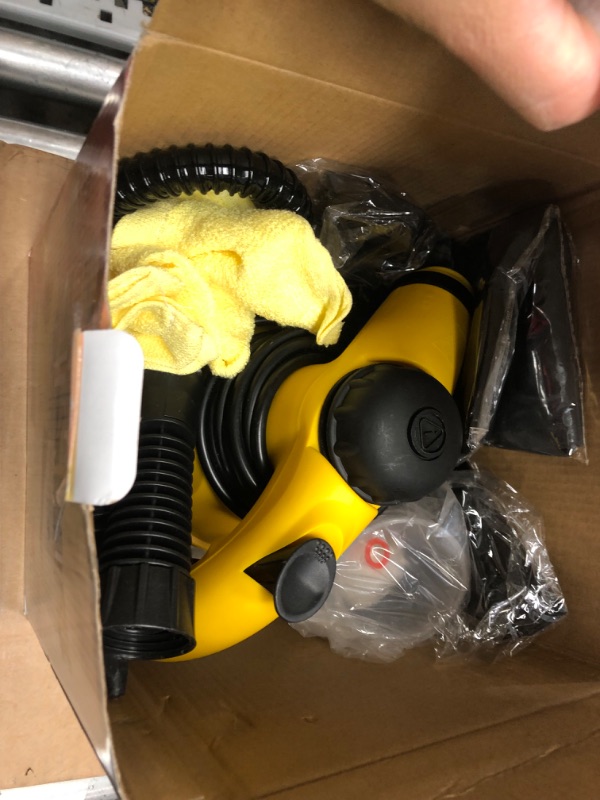 Photo 1 of **PLUG IN IS AN F TYPE** Handheld SteamShot Cleaner,Multipurpose Portable High Pressure Steamer with Safety Lock and 13 Accessories for Carpet, Couch, Clothes,Upholstery,Kitchen,Furniture,Bathroom,Car,Grout and Tile