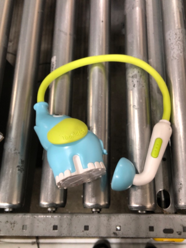 Photo 1 of Yookidoo Baby Bath Shower Head - Elephant Water Pump with Trunk Spout Rinser - Control Water Flow from 2 Elephant Trunk Knobs for Maximum Fun in Tub or Sink for Newborn Babies (Blue)