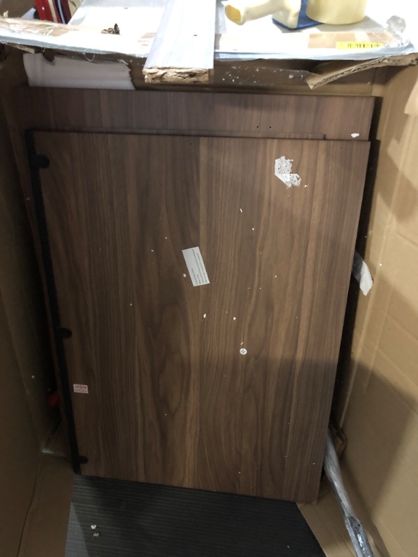 Photo 4 of **NON REFUNDABLE NO RETURNS SOLD AS IS**PARTS ONLY*** Cat ter Box Enclosure with Open Top, Suitable for Large Cat, High Jumbo Litter Box, Automatic Litter Box Hidden, Cat House, Privacy Cat Washroom Bench (Walnut) Enclosure Walnut1022989777
X003S4APP1