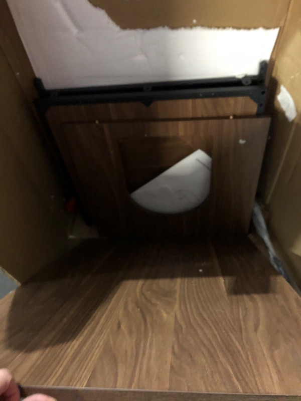 Photo 5 of **NON REFUNDABLE NO RETURNS SOLD AS IS**PARTS ONLY*** Cat ter Box Enclosure with Open Top, Suitable for Large Cat, High Jumbo Litter Box, Automatic Litter Box Hidden, Cat House, Privacy Cat Washroom Bench (Walnut) Enclosure Walnut1022989777
X003S4APP1