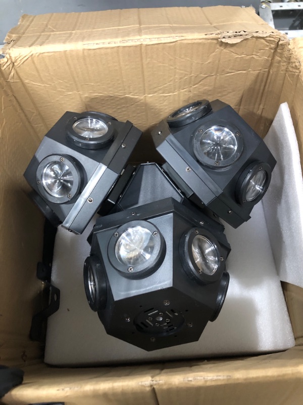 Photo 2 of 3 Heads LED Moving Head Beam Disco Light RGB Laser Effect DMX Stage Lighting
