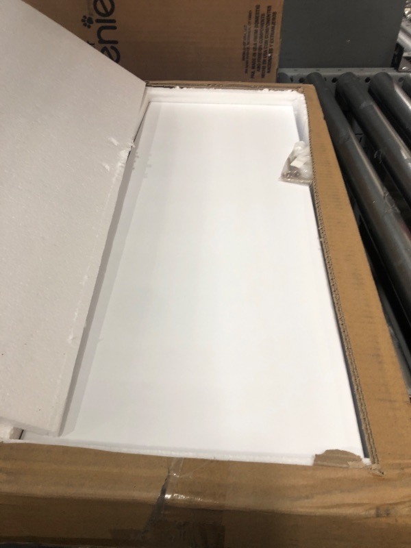 Photo 1 of 24 Inch White Floating Shelves for Wall, Solid Wood Wall Shelves Set of 2, Modern White Shelves Display Ledge Shelves for Bedroom Bathroom Living Room Kitchen Decoration Storage - White
