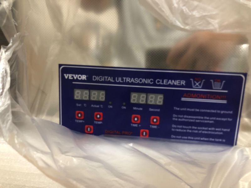 Photo 2 of VEVOR Ultrasonic Cleaner