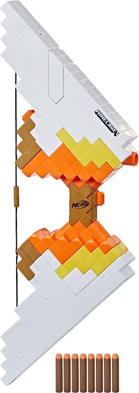 Photo 1 of (READ FULL POST) Nerf Minecraft Sabrewing Motorized Blaster Bow, 8 Elite Darts, 8-Dart Clip, Electric Full Auto Toy Foam Blasters, Minecraft Toys for 8 Year Old Boys and Girls and Up
