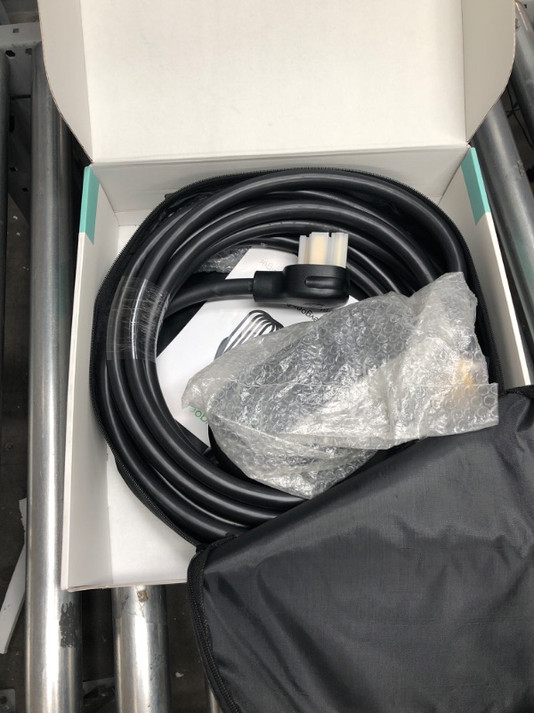 Photo 2 of EG evgoer Tesla Charger,Level 2 EV Charger 40A, 240V NEMA 14-50P 25Ft Charging Cable, Schedule Time and Adjustable Current from 8A to 40A Portable EV Charger for Tesla Compatible with All Tesla Models