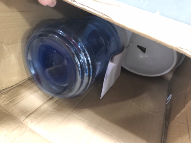 Photo 1 of Amazon Basics Automatic Dog Cat Water Dispenser Gravity Feeder and Waterer Set, Large, 12-Pound Food Capacity, 2.5-Gallon Capacity Waterer + Feeder Large