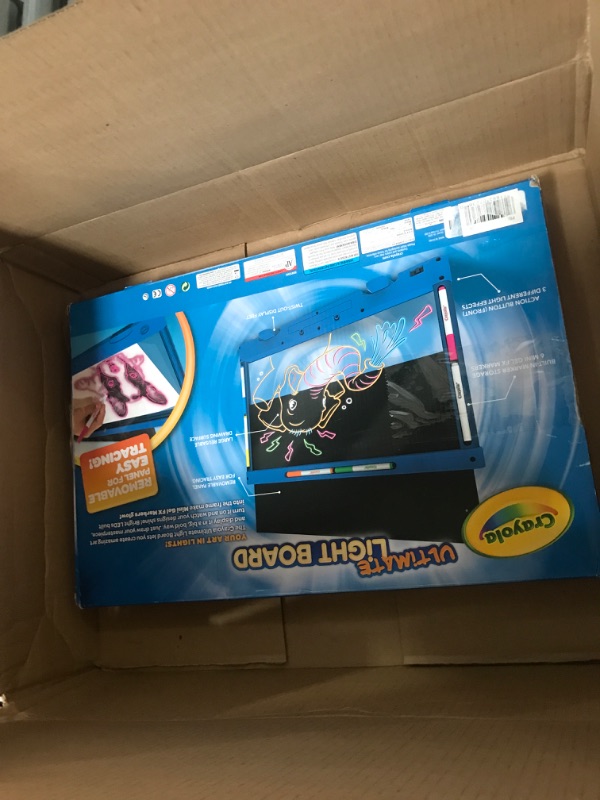 Photo 2 of Crayola Ultimate Light Board Blue, Drawing Tablet, Toys & Gifts For Kids, Ages 6, 7, 8, 9 [