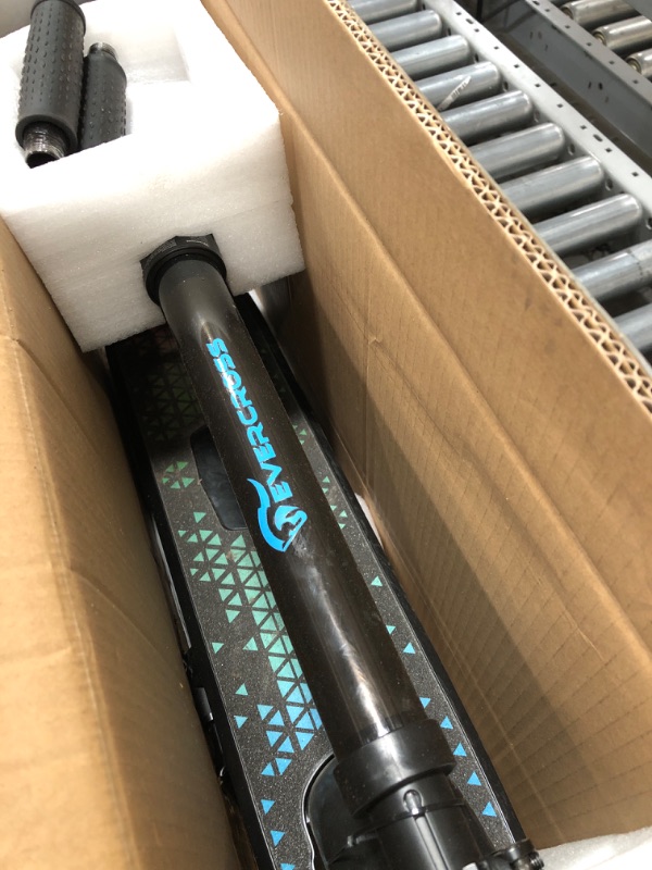 Photo 3 of (READ FULL POST) EVERCROSS EV06C Electric Scooter, Foldable Electric Scooter for Kids Ages 6-12, Up to 9.3 MPH & 5 Miles, LED Display, Colorful LED Lights, Lightweight Kids Electric Scooter Black Blue