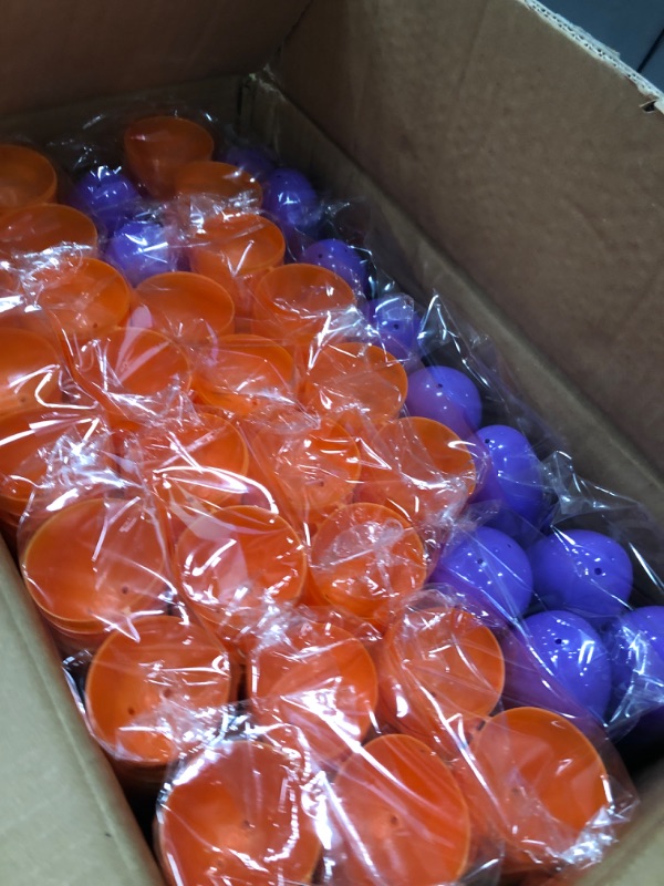 Photo 1 of 500 PCS 3.15" Plastic Easter Eggs Bulk, Empty Easter Eggs in 8 Colors, Fillable Colorful Easter Eggs with Hinge, Perfect for Easter Hunt, Basket Stuffers Fillers and Easter Theme Party Favors