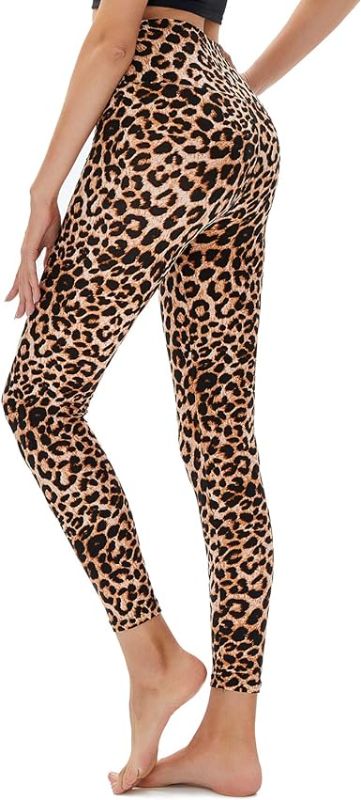 Photo 1 of High Waisted Leggings for Women - No See Through Tummy Control Cycling Workout Yoga Pants with Pockets Reg & Plus