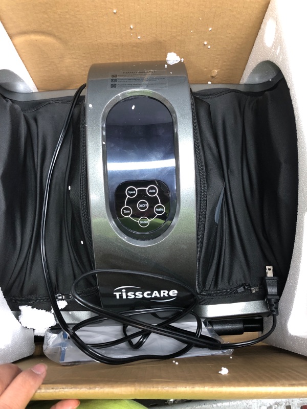 Photo 2 of (PARTS ONLY/ NO REFUNDS) TISSACRE Shiatsu Foot Massager with Heat-Foot Massager Machine for Neuropathy, Plantar Fasciitis and Pain Relief-Massage Foot, Leg, Calf, Ankle with Deep Kneading Heat Therapy
