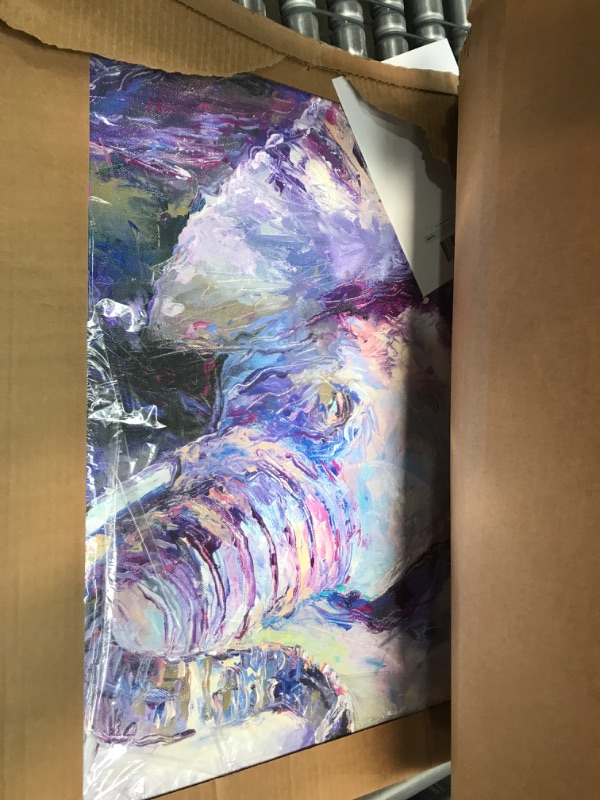 Photo 1 of Blue elephant painting