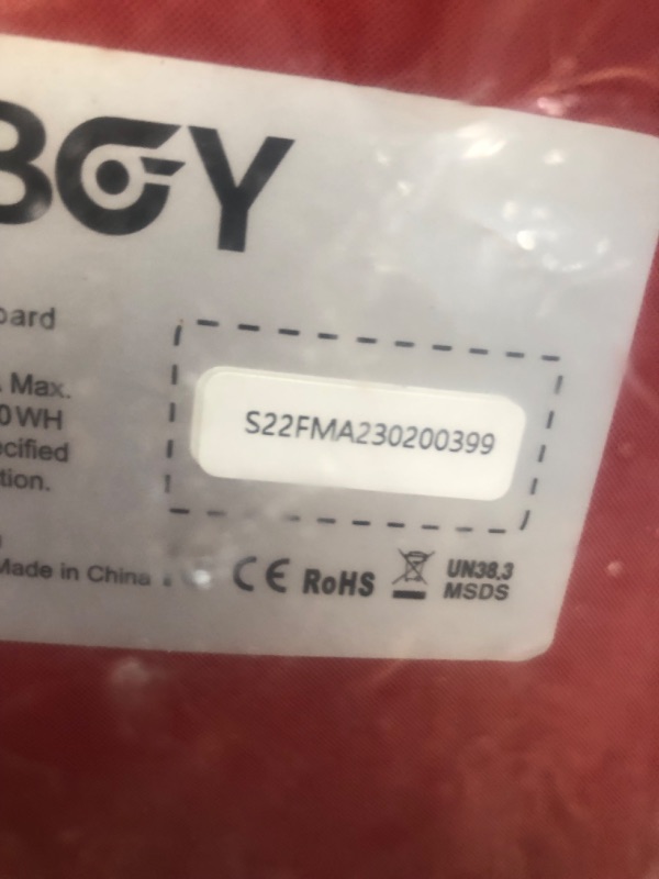 Photo 5 of **READ NOTES, MINOR DAMAGE**
Hiboy S22 Electric Skateboard Dual Brushless Motor Longboard with 18.6MPH Top Speed, 12.5Miles Range and Remote Control for Commuters and College Students