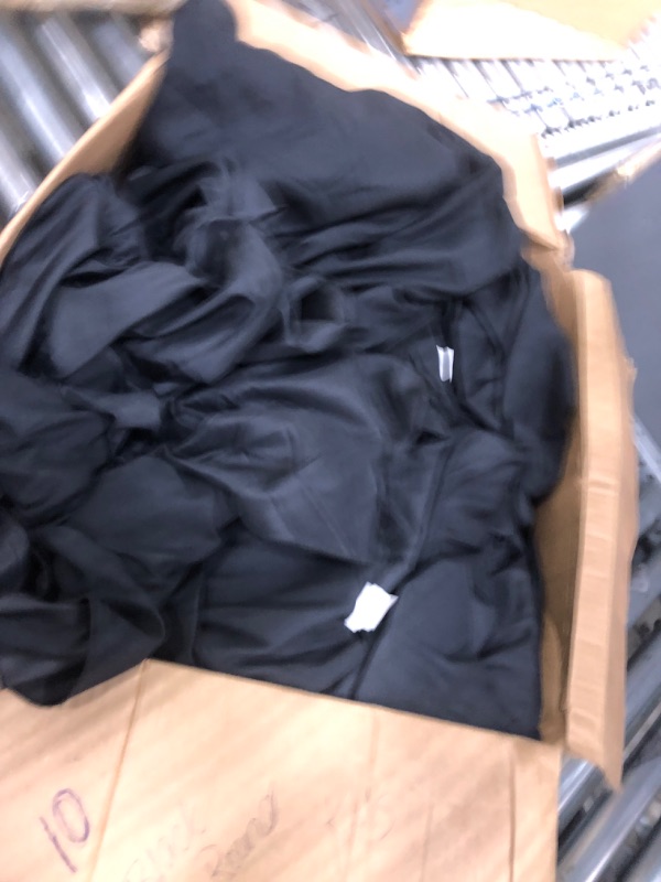 Photo 2 of 10 Count of Round Black Table Cloths 