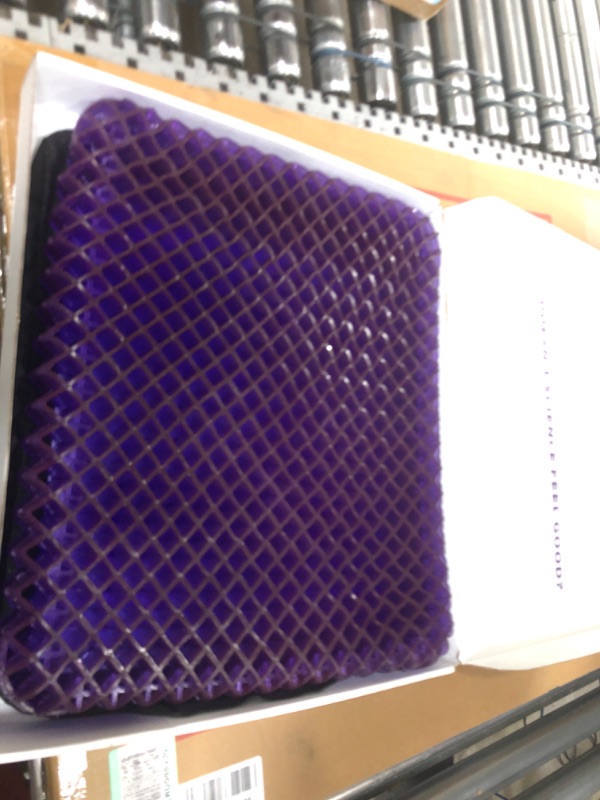 Photo 2 of Purple Royal Seat Cushion - Seat Cushion for The Car Or Office Chair - Temperature Neutral Grid