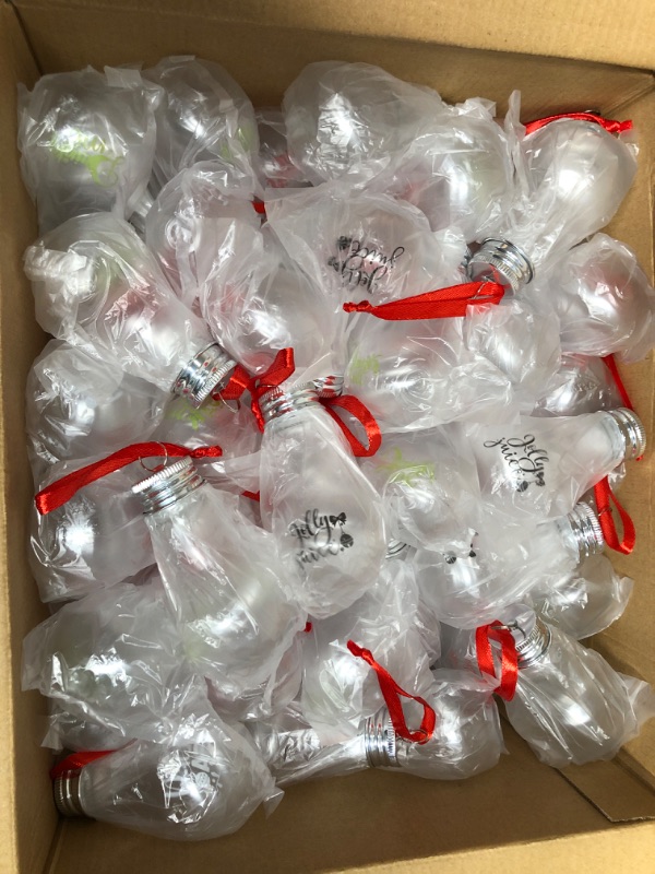 Photo 1 of 100 PC CHRISTMAS BULBS 