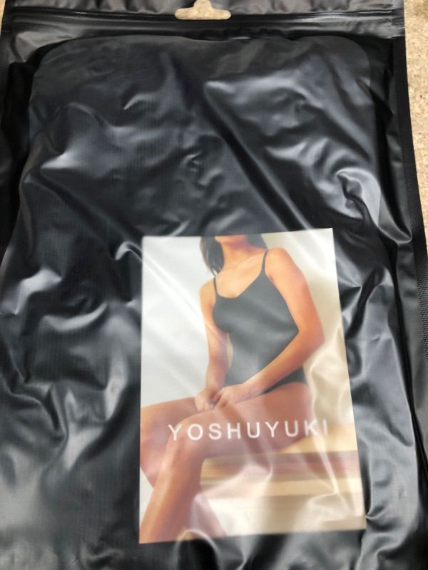 Photo 1 of **BLACK LARGE**YOSHUYUKI Bodysuit for Women Tummy Control Thong Seamless Faja Sculpting Body YOSHUYUKIShaper Suits Clothing Tops M Brief Clay