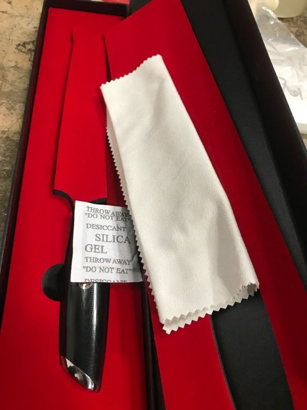 Photo 2 of TUO Bread Knife 8 inch - Serrated Bread Knife Kitchen Bread Slicing Knife, Forged AUS-8 Japanese Stainless Steel & G10 Handle -Falcon S Series with Gift Box