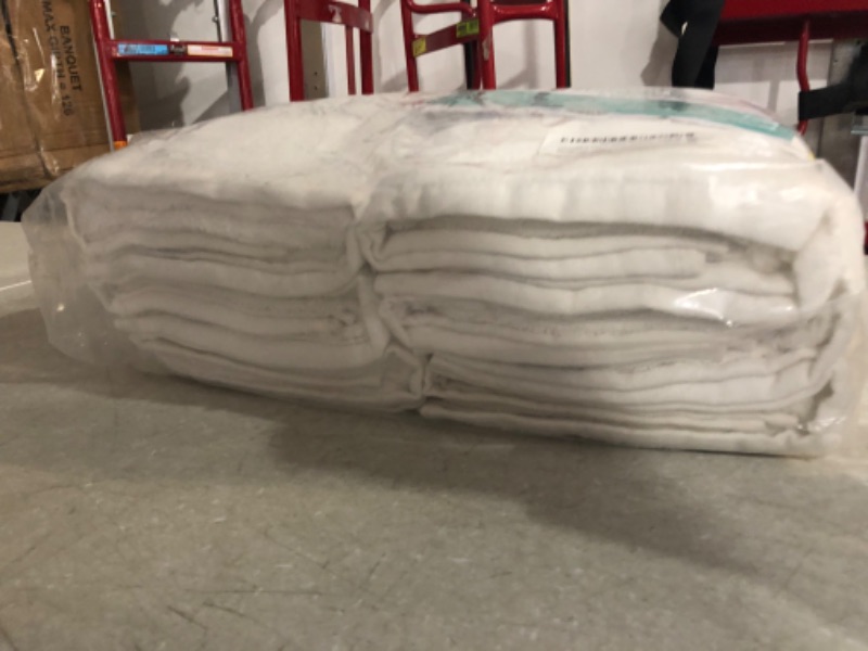 Photo 2 of Oakias 6 Pack Small Cotton Towels White – 22 x 44 Inches 500 GSM