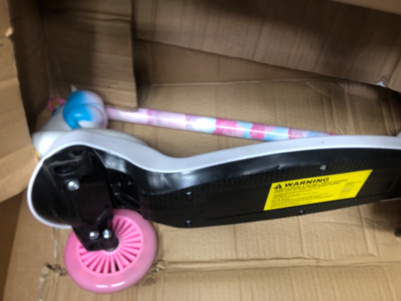 Photo 1 of 3D Self Balancing Scooter - Toddler & Kids Scooter, 3 Wheel Platform, Foot Activated Brake, 75 lbs Weight Limit, for Ages 3 and Up .Unicorn