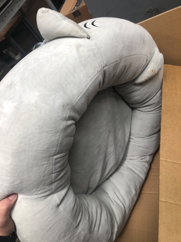 Photo 2 of Squishmallows 30-Inch Gordon Shark Pet Bed - Large Ultrasoft Official Squishmallows Plush Pet Bed Gordon The Shark Large 30”x30”