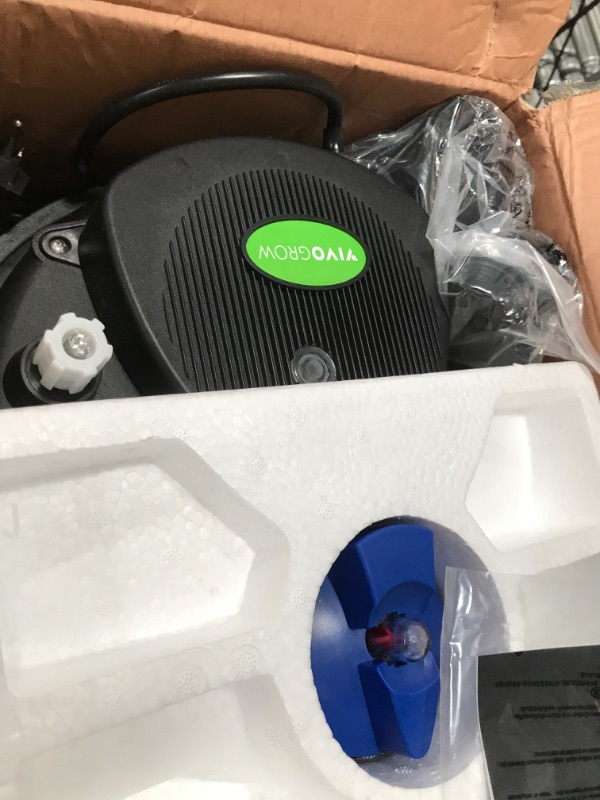 Photo 1 of ***PARTS ONLY**
**NONREFUNDABLE NO RETURNS SOLD AS IS***
VIVOGROW Bio Pressure Pond Filter, up to 1600 Gallons, Pond Filter System with Convenient Cleaning Crank Handle for Garden, Pool, Fishpond, Black 1580 GPH
