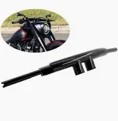 Photo 1 of 4" Rise Drag T-Bars Handlebars 2" Fat Bar For Harley Softail Fat Boy Heritage 96-Up Single Pump