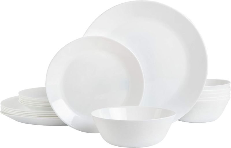 Photo 1 of **NOT EXACT SAME AS STOCK PHOTO** Dinnerware set 18 piece 