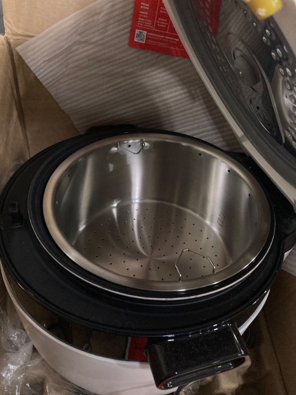 Photo 1 of Missing spoon• Instant 20-Cup Rice Cooker, Rice and Grain Multi-Cooker with Carb Reducing Technology without Compromising Taste or Texture, From the Makers of Instant Pot, Includes 8 Cooking Presets 20 Cup Carb Reducing