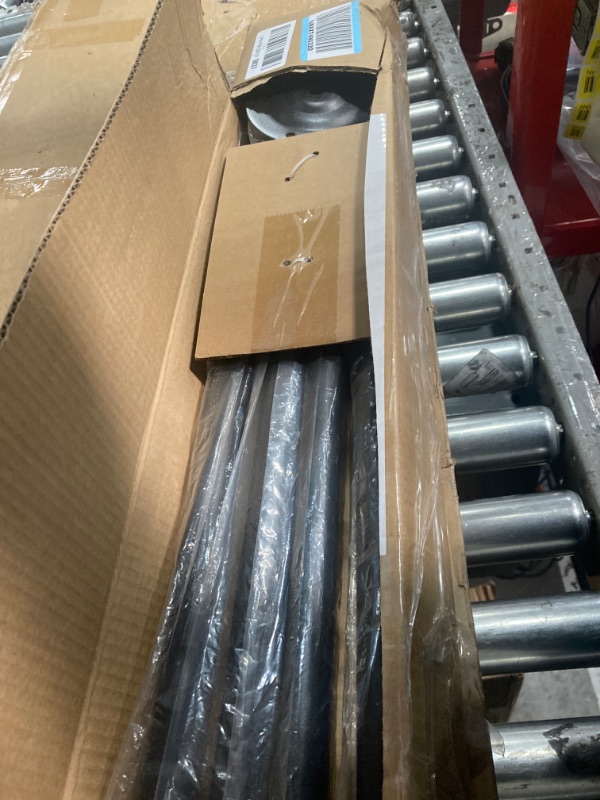 Photo 1 of String Lights Poles Outdoor 9FT, 1 Pack 3 in 1 Metal Light Poles for Hanging String Lights, Outside Lighting Stand with Hooks for Wedding, Parties, Deck, Garden, Backyard, Fence Decor