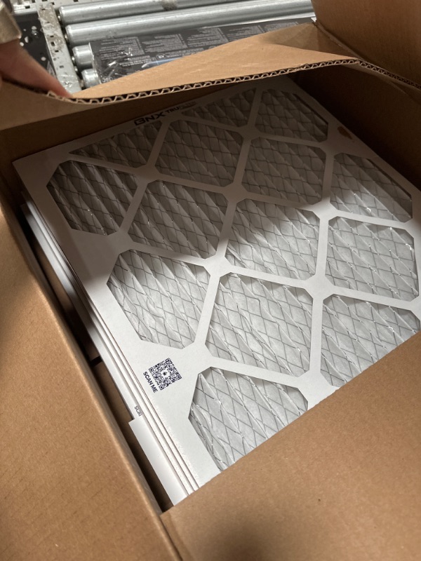 Photo 1 of BNX 16x25x1 MERV 13 Air Filter 4 Pack - MADE IN USA - Electrostatic Pleated Air Conditioner HVAC AC Furnace Filters - Removes Pollen, Mold, Bacteria, Smoke 16x25x1 4-Pack