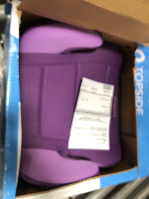 Photo 2 of Cosco Topside Booster Car Seat - Easy to Move, Lightweight Design (Grape), 1 Count (Pack of 1)