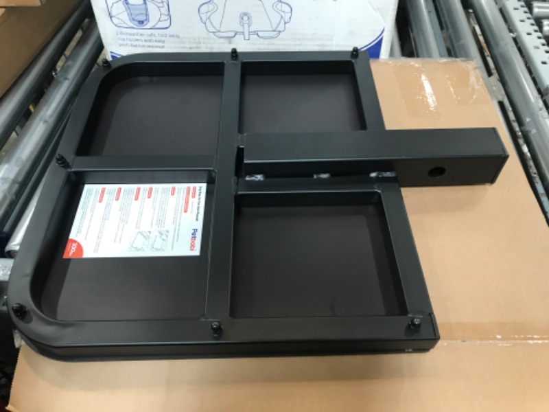 Photo 1 of Petbobi Dog Steps for Car - Portable Anti-Skid Dog Ramp, Helps Dogs Get in & Out of SUVs - Large Platform Holds 300 lbs - Tool-Free, Convenient Installation - Travel Essential Dog Gear - Black