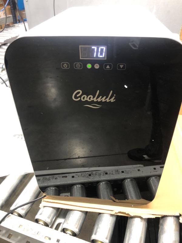 Photo 3 of Cooluli 20 Liter Mini Fridge with Temperature Control - Black