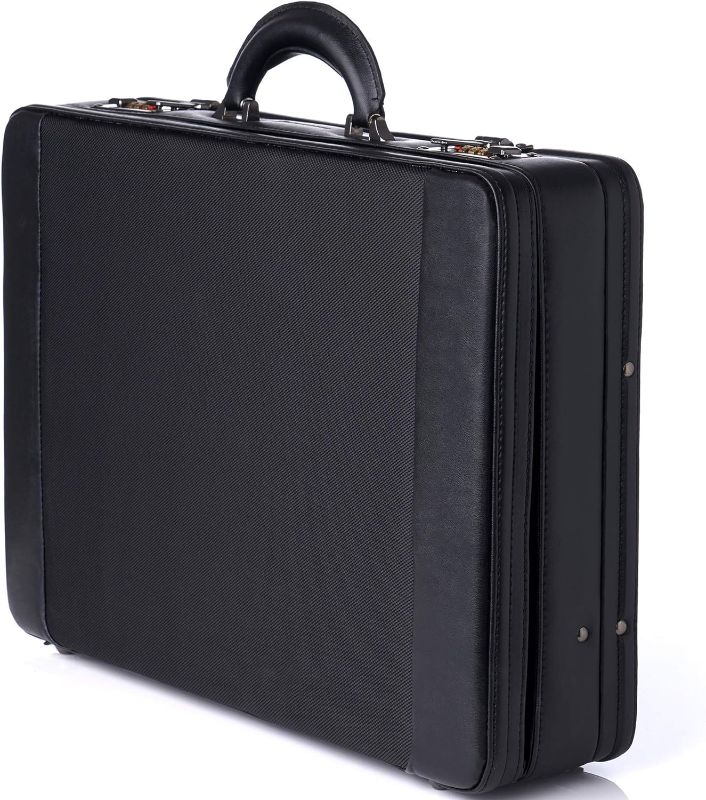 Photo 1 of Alpine Swiss Expandable Attache Case Dual Combination Lock Hard Side Briefcase, Black
COMBINATION #301