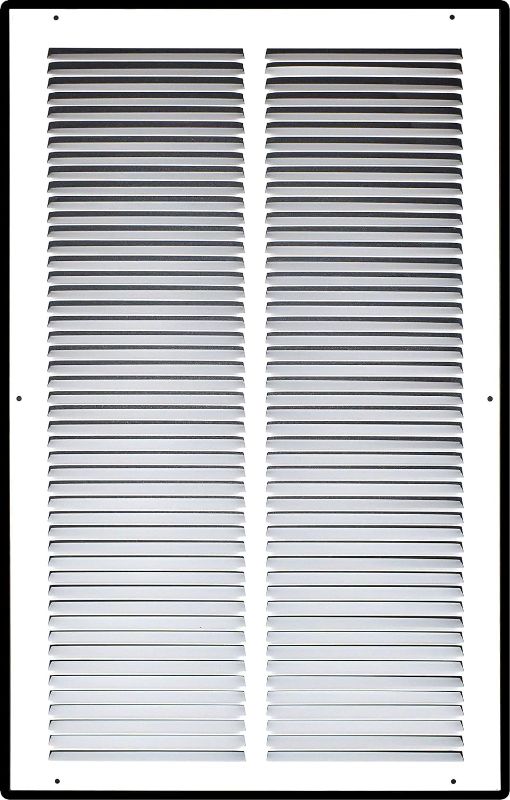 Photo 1 of 2 Pack of Handua 14"W x 24"H [Duct Opening Size] Steel Return Air Grille | Vent Cover Grill for Sidewall and Ceiling, White | Outer Dimensions: 15.75"W X 25.75"H for 14x24 Duct Opening