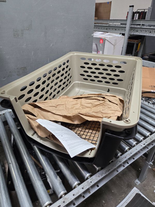 Photo 1 of ***SEE NOTES*** Petmate Vari Dog Kennel 36", Taupe & Black, Portable Dog Crate for Pets 50-70lbs, Made in USA