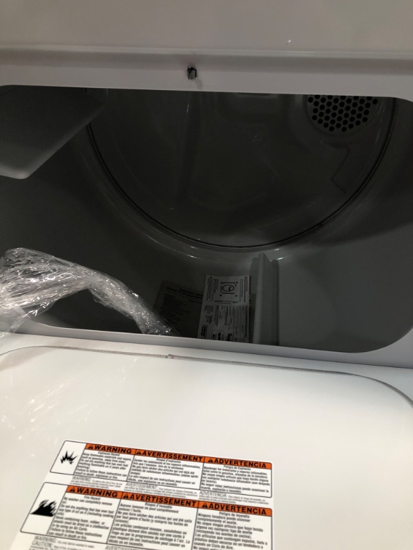 Photo 3 of Whirlpool 7.0 cu. ft. 240-Volt White Electric Vented Dryer with AUTODRY Drying System
